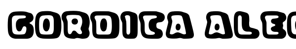 Gordita Alegre font preview